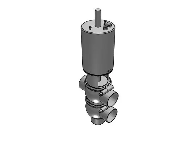 Alfa laval valve unique ssv iso 63.5/2½  220 w-w 0.8/blasted epdm change over