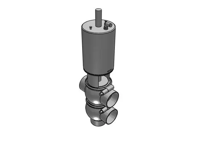 Alfa laval valve unique ssv dn-65 220 weld no 0.8/blasted epdm maintainable