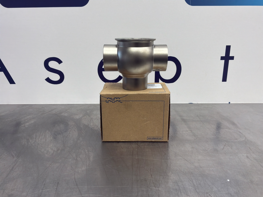 Alfa laval valve lower body 3 x dn50 unique ssv 316l 
