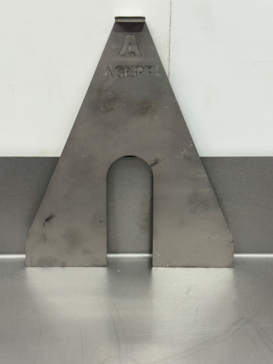 [shimplaat 0.5mm asepti] Tool voor afstellen waaier van centrifugaalpomp 0.5mm 