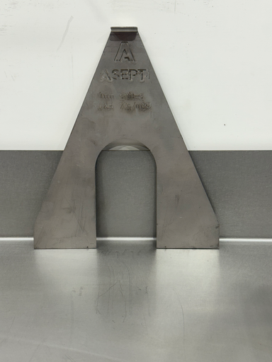 [shimplaat 1mm asepti] Tool voor afstellen waaier van centrifugaalpomp 1.0 mm 