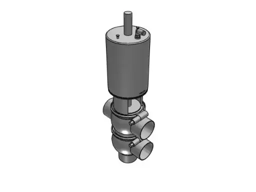 [9613360836] Alfa laval valve unique ssv iso 63.5/2½  220 w-w 0.8/blasted epdm change over